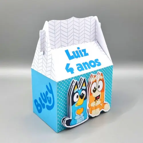 Kit de Caixas Personalizadas 30 Peças - Bluey