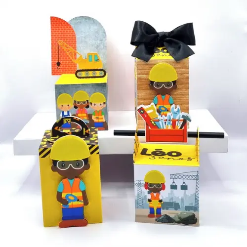 Kit de Caixas Personalizadas 30 Peças - Construtor