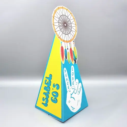 Kit de Caixas Personalizadas 30 Peças - Festa Retrô