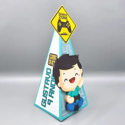 Kit de Caixas Personalizadas 30 Peças - Gamer - Vídeo Game