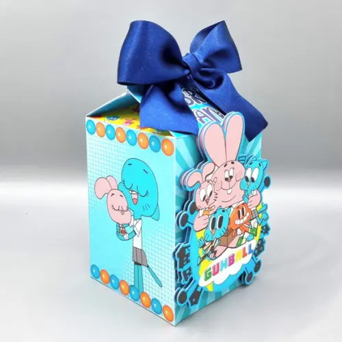 Kit de Caixas Personalizadas 30 Peças - Gumball