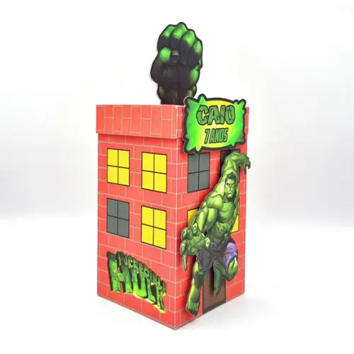 Kit de Caixas Personalizadas 30 Peças - Hulk