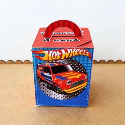 Kit de Caixas Personalizadas 30 Peças - Hot Wheels