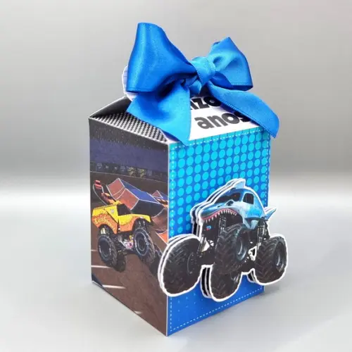 Kit de Caixas Personalizadas 30 Peças - Monster Truck