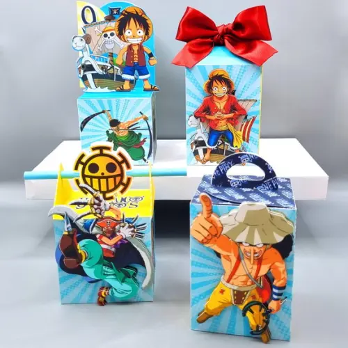 Kit de Caixas Personalizadas 30 Peças - One Piece