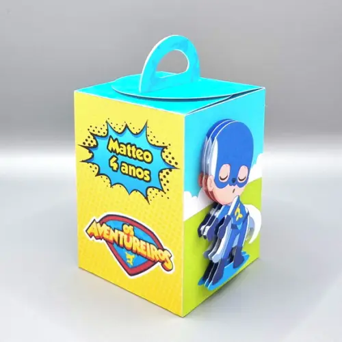 Kit de Caixas Personalizadas 30 Peças - os Aventureiros