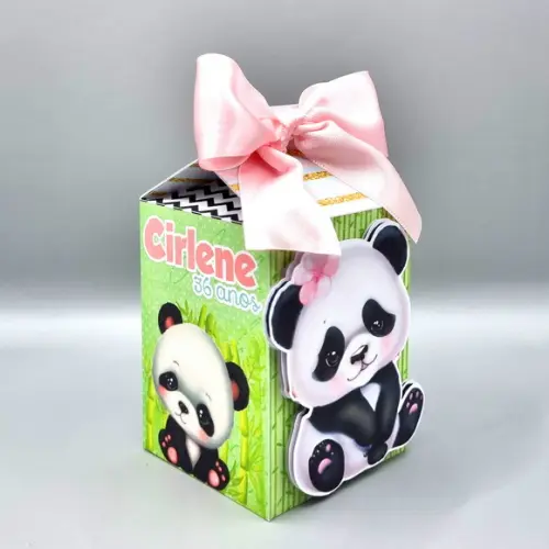 Kit de Caixas Personalizadas 30 Peças - Panda
