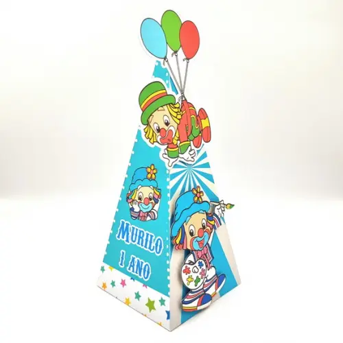 Kit de Caixas Personalizadas 30 Peças - Patati Patata Azul