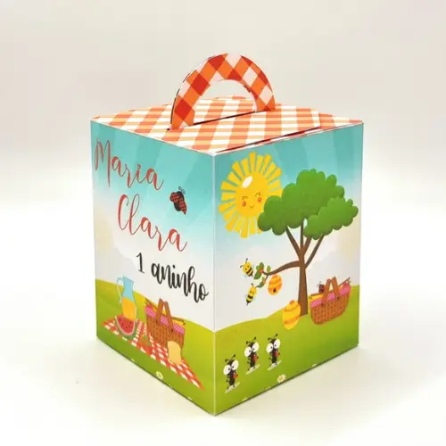 Kit de Caixas Personalizadas 30 Peças - Piquenique