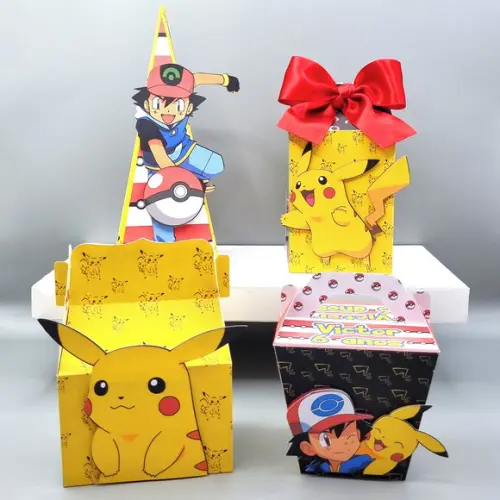 Kit de Caixas Personalizadas 30 Peças - Pokemon