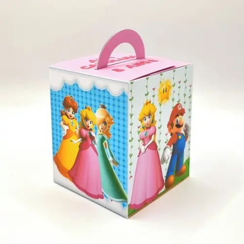 Kit de Caixas Personalizadas 30 Peças - Princesa Peach