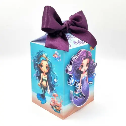Kit de Caixas Personalizadas 30 Peças - Sereia Realista