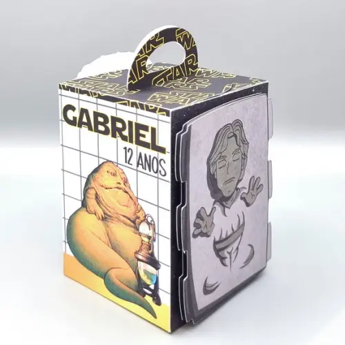 Kit de Caixas Personalizadas 30 Peças - Star Wars