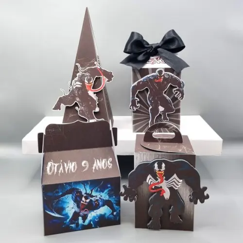 Kit de Caixas Personalizadas 30 Peças - Venom