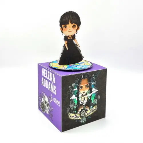 Kit de Caixas Personalizadas 30 Peças - Wandinha