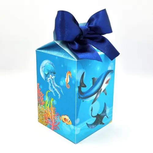 Kit de Caixas Personalizadas 30 Peças Fundo do Mar Realista