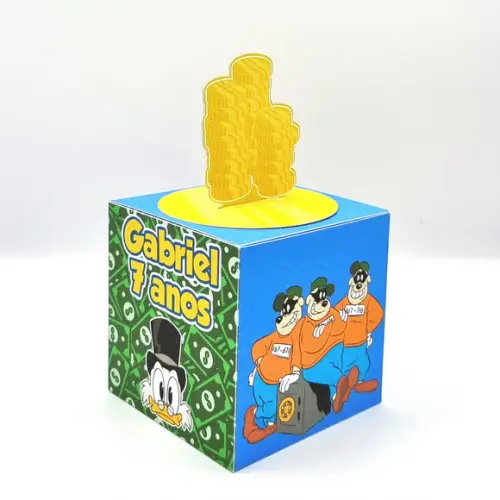 Kit de Caixas Personalizadas 30 Peças Ducktales Tio Patinhas