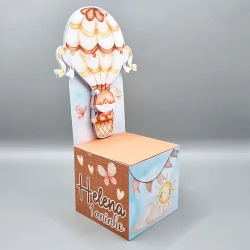 Kit de Caixas Personalizadas 30 Peças Primeira Volta ao Sol