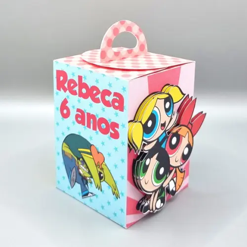 Kit de Caixas Personalizadas 50 Pçs - Meninas Superpoderosas