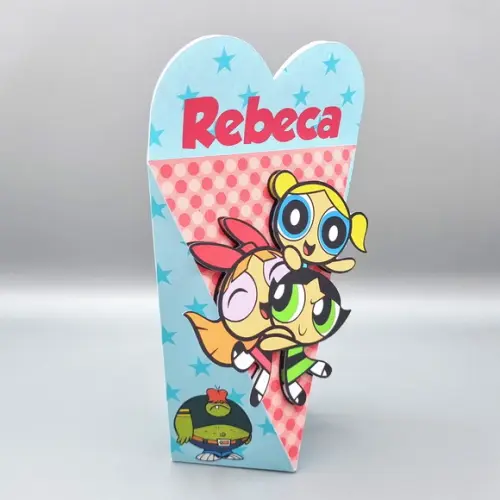 Kit de Caixas Personalizadas 50 Pçs - Meninas Superpoderosas