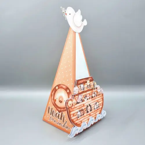 Kit de Caixas Personalizadas 50 Peças - Arca de Noé