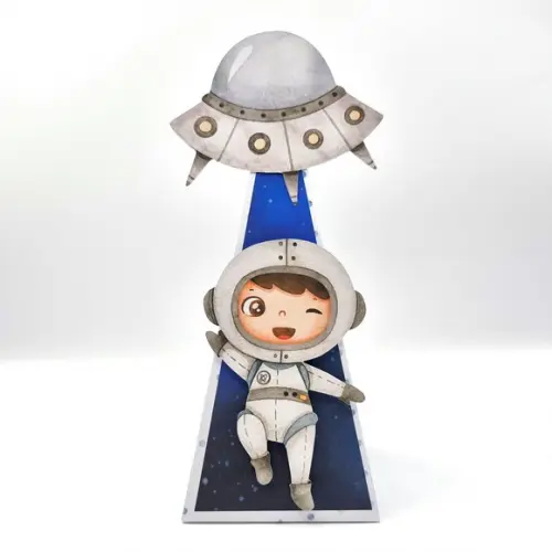 Kit de Caixas Personalizadas 50 Peças - Astronauta
