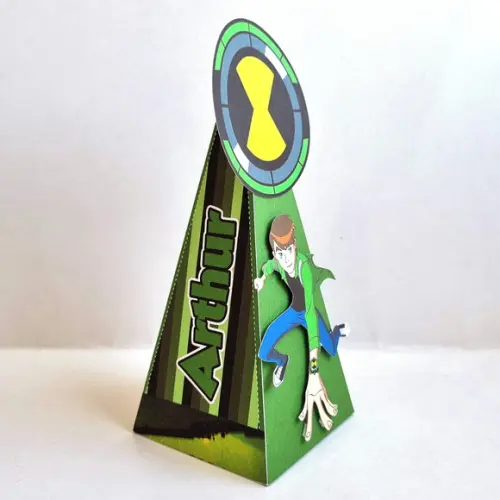Kit de Caixas Personalizadas 50 Peças - Ben 10
