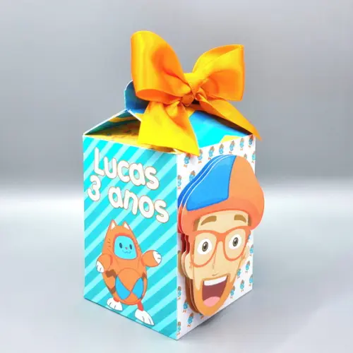 Kit de Caixas Personalizadas 50 Peças - Blippi