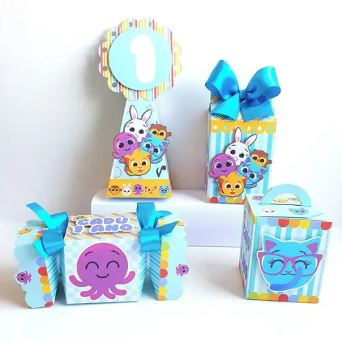 Kit de Caixas Personalizadas 50 Peças - Bolofofos