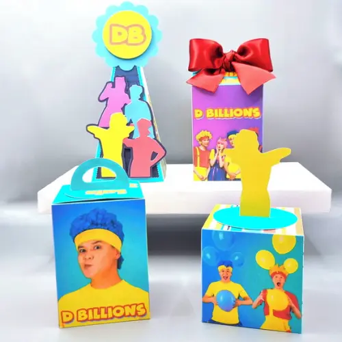 Kit de Caixas Personalizadas 50 Peças - D'billions