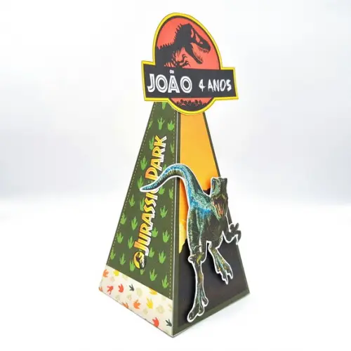 Kit de Caixas Personalizadas 50 Peças - Dinossauro Jurassic