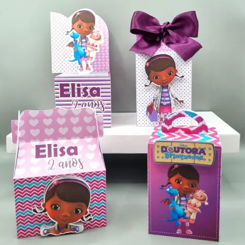 Kit de Caixas Personalizadas 50 Peças - Doutora Brinquedos