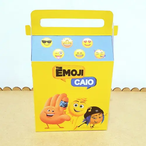 Kit de Caixas Personalizadas 50 Peças - Emoji