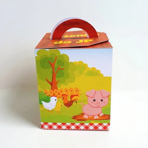 Kit de Caixas Personalizadas 50 Peças - Fazendinha
