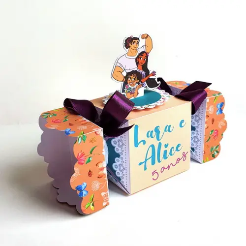 Kit de Caixas Personalizadas 50 Peças - Encanto