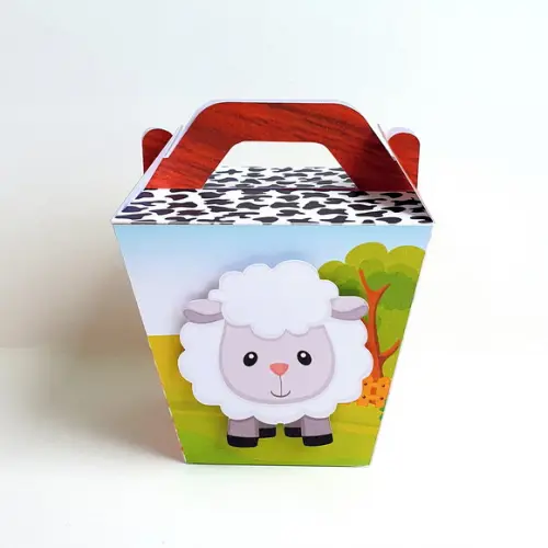 Kit de Caixas Personalizadas 50 Peças - Fazendinha