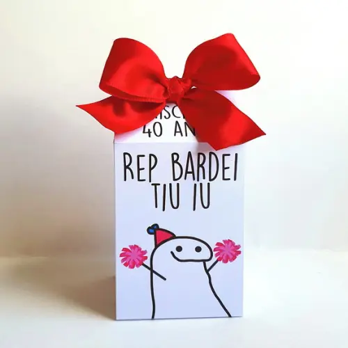 Kit de Caixas Personalizadas 50 Peças - Flork Bentô Florky