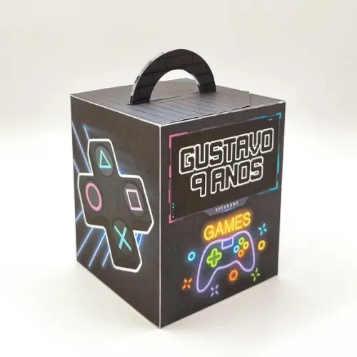 Kit de Caixas Personalizadas 50 Peças - Game