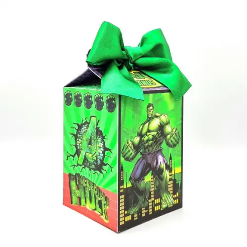 Kit de Caixas Personalizadas 50 Peças - Hulk