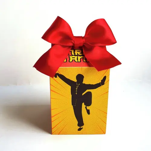 Kit de Caixas Personalizadas 50 Peças - Kung Fu