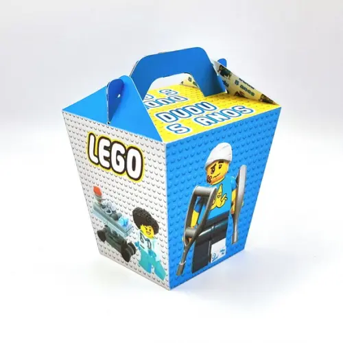 Kit de Caixas Personalizadas 50 Peças - Lego Hospital