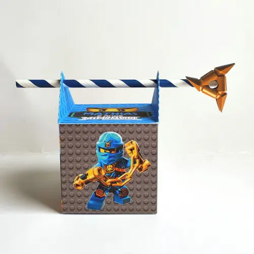 Kit de Caixas Personalizadas 50 Peças - Lego Ninjago