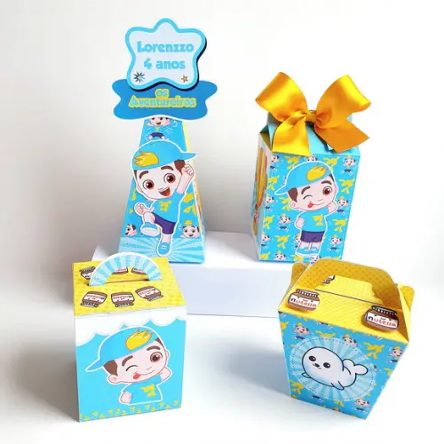 Kit de Caixas Personalizadas 50 Peças - Luccas Neto