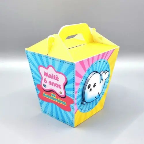 Kit de Caixas Personalizadas 50 Peças - Luccas Neto Rosa