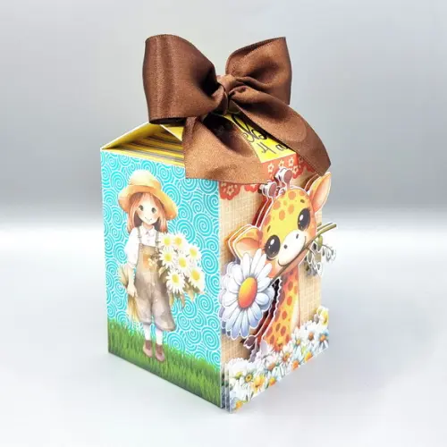Kit de Caixas Personalizadas 50 Peças - Margaridas