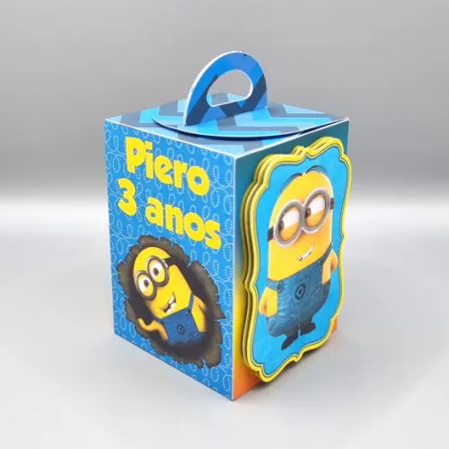 Kit de Caixas Personalizadas 50 Peças - Minions