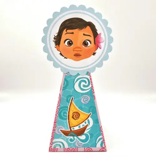 Kit de Caixas Personalizadas 50 Peças - Moana Baby