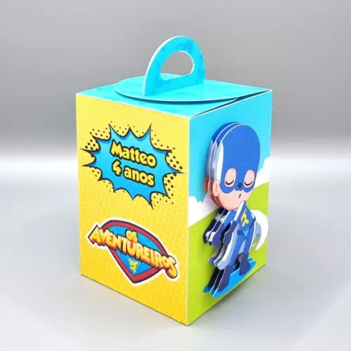 Kit de Caixas Personalizadas 50 Peças - os Aventureiros