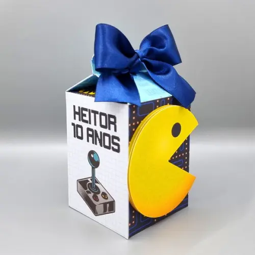 Kit de Caixas Personalizadas 50 Peças - Pacman