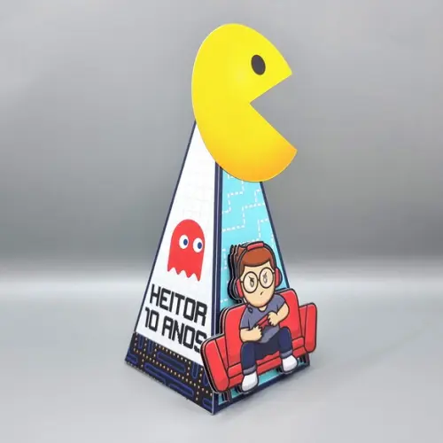 Kit de Caixas Personalizadas 50 Peças - Pacman